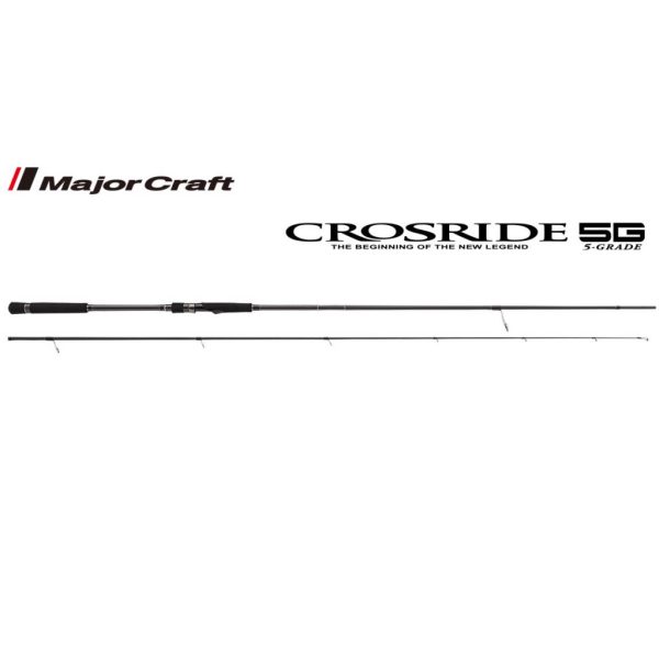 Major Craft Crosride 5G XR5-962MH R,Fast 2,89m 40-80gr 2-teilige Spinnrute