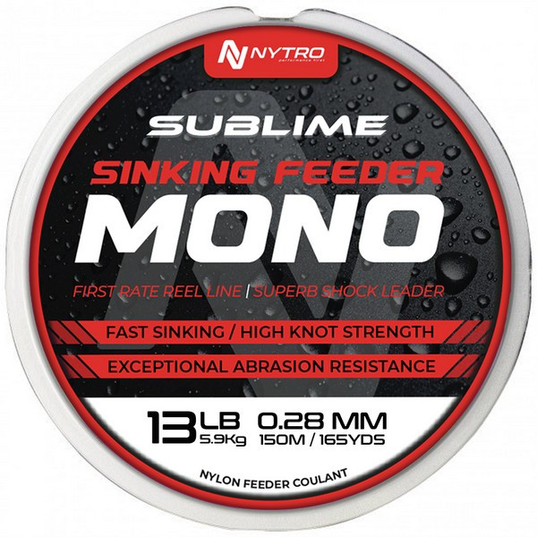 Nytro Sublime Sinking Feeder 0,30mm Monofile Hauptschnur 150m