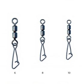   Nytro Connex Doppel Feederwirbel mit Hakenkarabiner 6 Wirbel 8 Stück