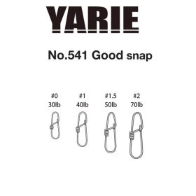 Yarie 541 Good Snap 50lb 1,5 Karabiner 8 Stk.