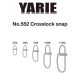 Yarie 552 Crosslock Snap 70lb Karabiner 9 Stk.