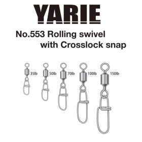 Yarie 553 Crosslock Snap 150lb Wirbel 4Stk