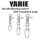 Yarie 554 Crosslock Bearing Swivel 50lb Wirbel 3 Stück