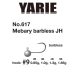 Yarie 617 Mebary Barbless 9 1,0gr Jigkopf 5Stk