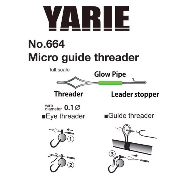 Yarie Micro Guide Threader Einfädelhilfe 2 Stk.