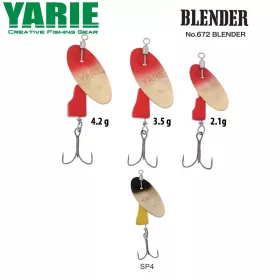 Yarie 672 Blender 4,2gr SP4 Black/Yellow Spinner