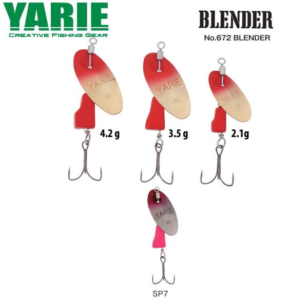 Yarie 672 Blender 4,2gr SP7 Pink/Pink Spinner