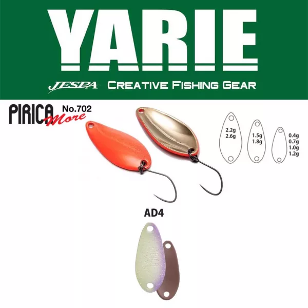 Yarie 702 Pirica More 1,0gr AD4 Milk Cocoa Spoon-Blinker