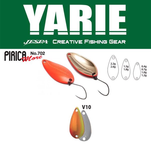 Yarie 702 Pirica More 1,0gr V10 Mix Orange Kanalblinker