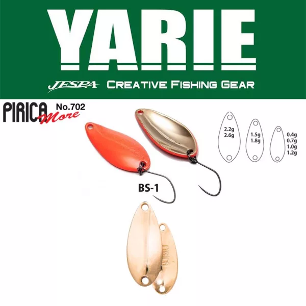 Yarie 702 Pirica More 1,5gr BS-1 Gold Kanallöffel