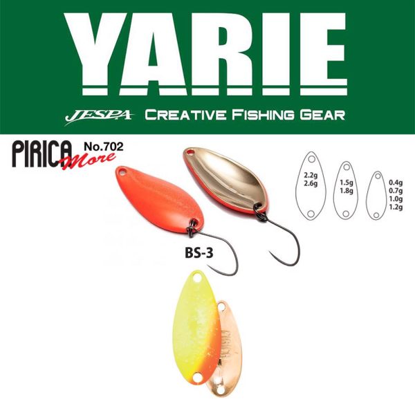 Yarie 702 Pirica More 1,5gr BS-3 First Lemon Löffelblinker