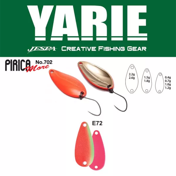 Yarie 702 Pirica More 1,5gr E72 Kids Plum Löffel Blinker