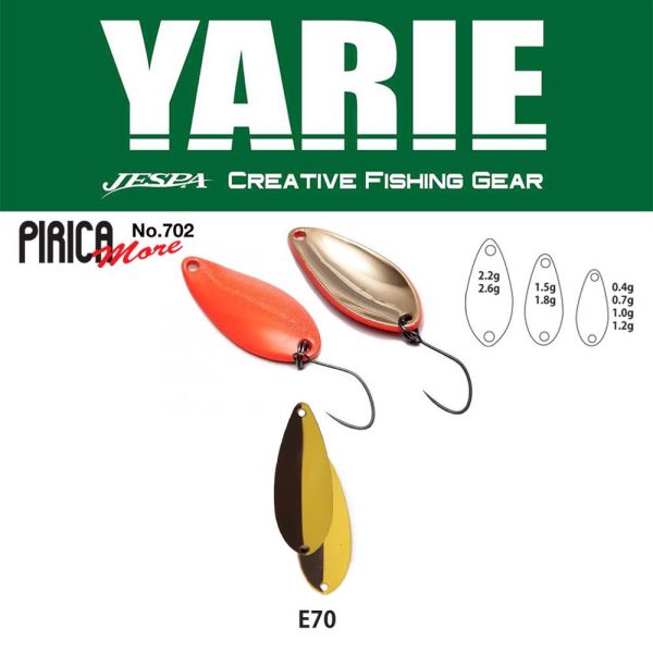 Yarie 702 Pirica More 2,2gr E70 Pudding Blinker