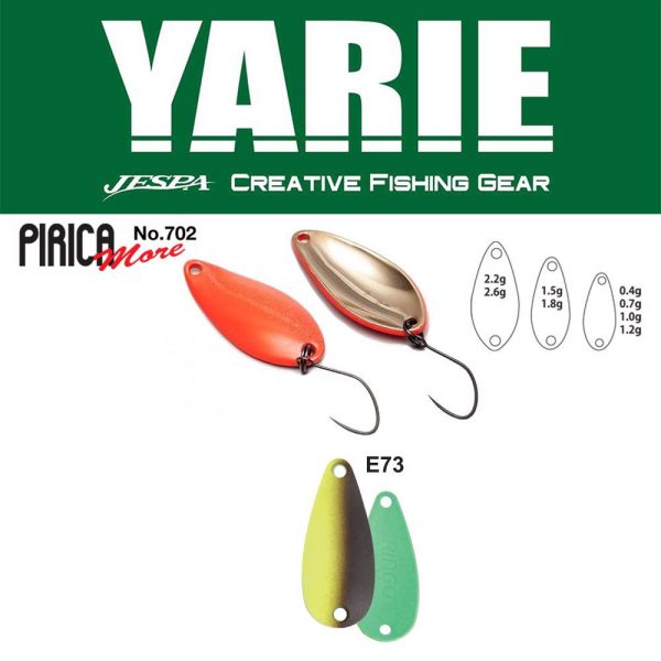 Yarie 702 Pirica More 2,2gr E73 Choco Lemon Löffel Spinner