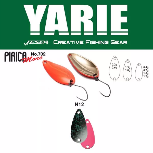 Yarie 702 Pirica More 2,2gr N12 Slash Pink Löffelblinker