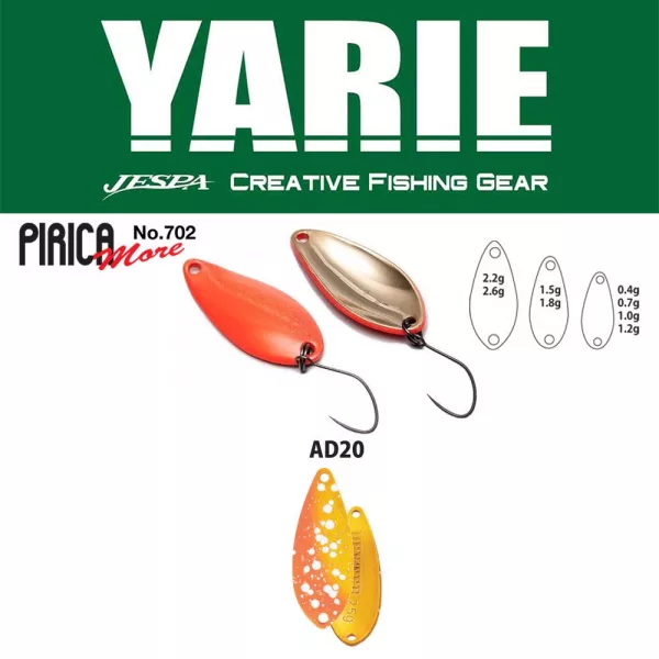 Yarie 702 Pirica More 2,6gr AD20 First Fire Löffelblinker