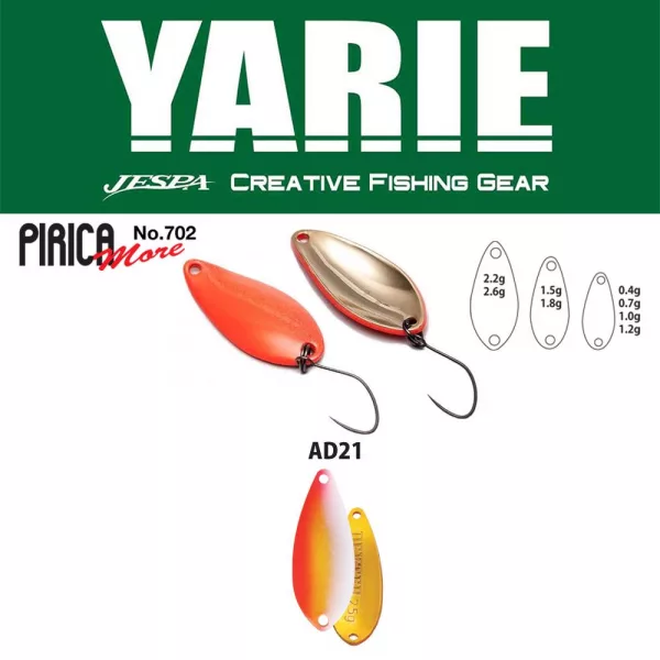Yarie 702 Pirica More 2,6gr AD21 Uzakin Löffelblinker