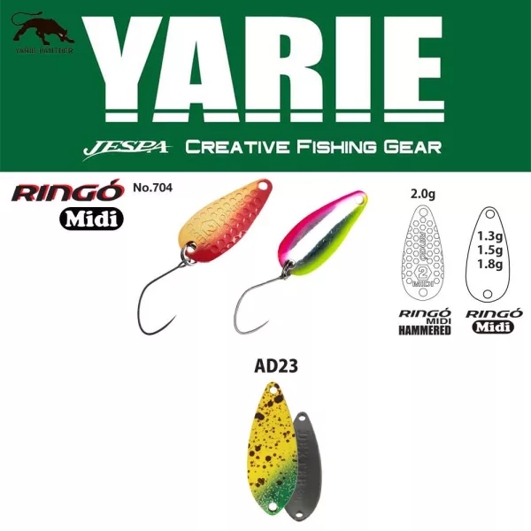 Yarie 704 Ringo Midi 1,8gr AD23 Monkey Banana Kanalblinker