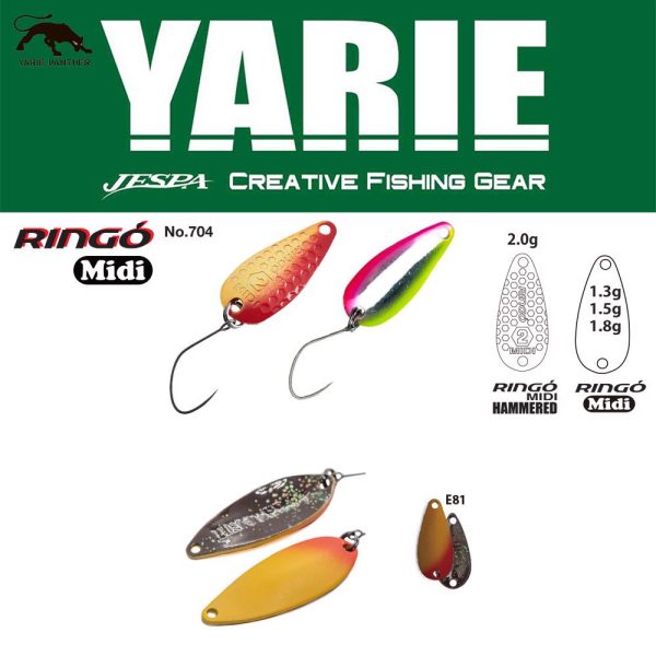 Yarie 704 Ringo Midi 1,8gr E81 Murasaki Uni Löffelblinker