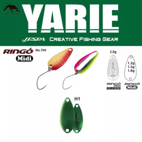 Yarie 704 Ringo Midi 1,8gr H1 Green Metallic Löffelblinker