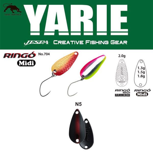 Yarie 704 Ringo Midi 1,8gr N5 Rabbit Eye Löffelblinker