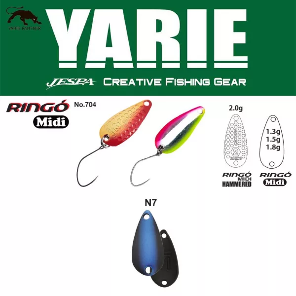 Yarie 704 Ringo Midi 1,8gr N7 Husky Eye Taumellöffel