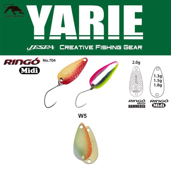 Yarie 704 Ringo Midi 1,8gr W5 Melon Short Kanalblinker