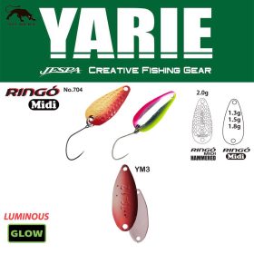   Yarie 704 Ringo Midi 1,8gr YM3 Fruit Strawberry Löffelblinker