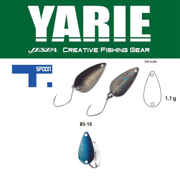 Yarie 706 T-Spoon 1,1gr BS10 Blue/Silver Löffelblinker