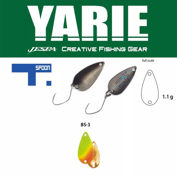 Yarie 706 T-Spoon 1,1gr BS3 First Lemon Löffelblinker