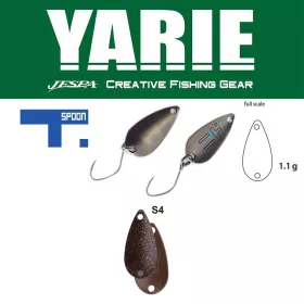 Yarie 706 T-Spoon 1,1gr S4 Marron Squash Löffelblinker
