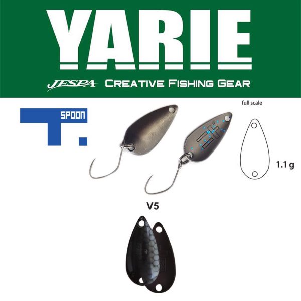 Yarie 706 T-Spoon 1,1gr V5 D6 Löffelblinker