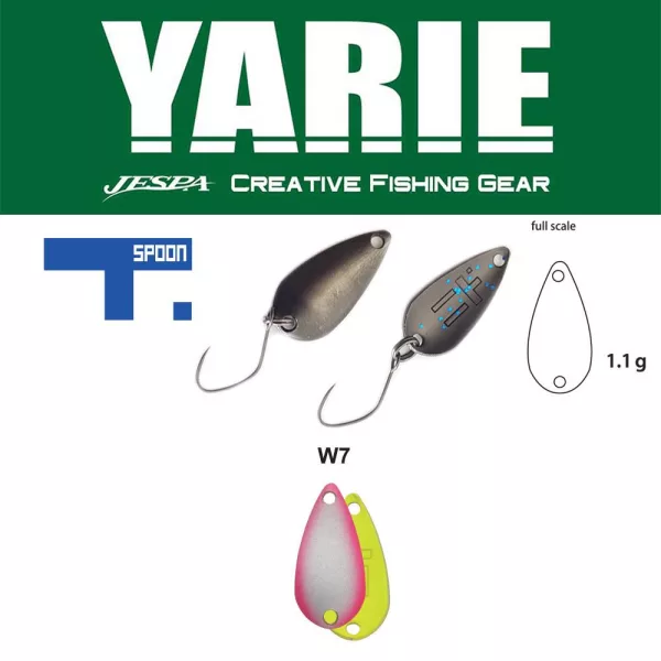 Yarie 706 T-Spoon 1,1gr W7 WPN-N Löffelblinker