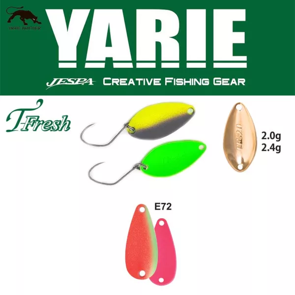 Yarie 708T T-Fresh 2,0gr E72 Kids Plum Löffelblinker