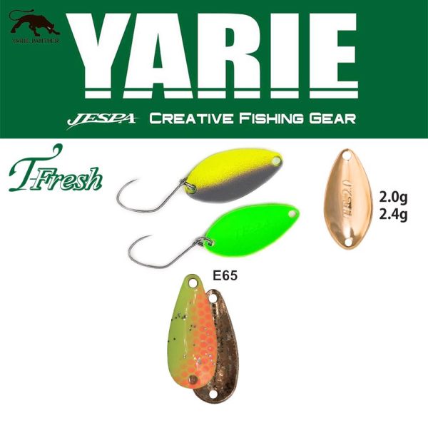 Yarie 708T T-Fresh 2,4gr E65 Second Lemon Löffelblinker