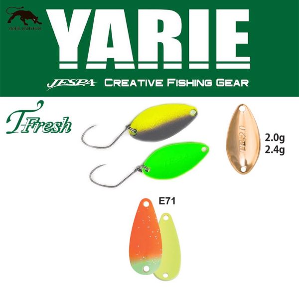 Yarie 708T T-Fresh 2,4gr E71 AG Carrot Löffelblinker