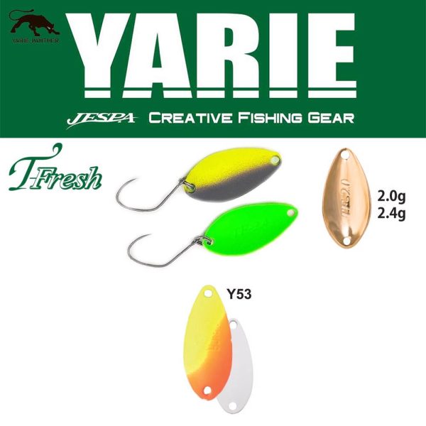 Yarie 708T T-Fresh 2,4gr Y53 Lemon/Orange Löffelblinker