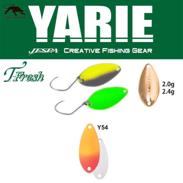 Yarie 708T T-Fresh 2,4gr Y54 Orange/Red Löffelköder
