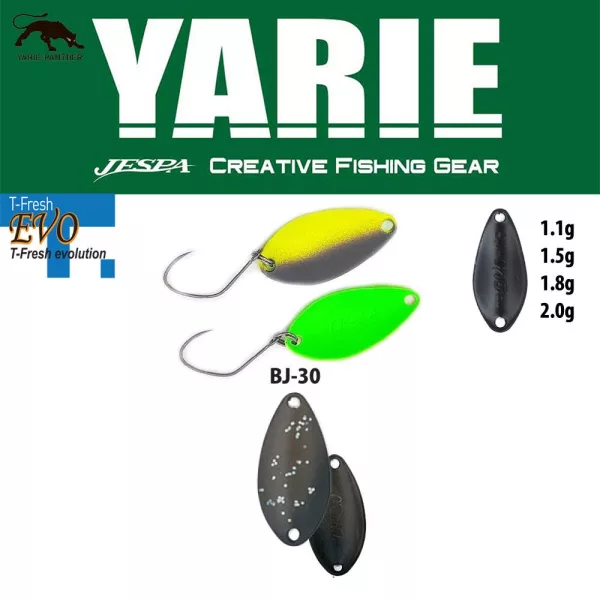 Yarie 710T T-Fresh Evo 1,1gr BJ-30 Toichigi Brown Löffelblinker