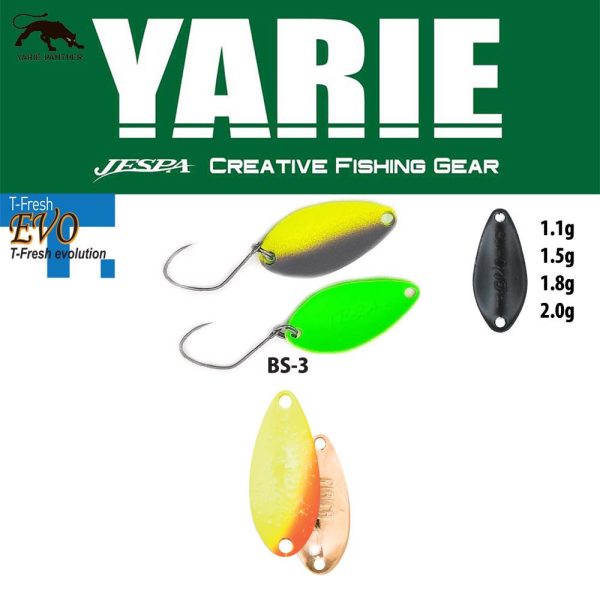 Yarie 710T T-Fresh Evo 1,1gr BS-3 First Lemon Löffelblinker