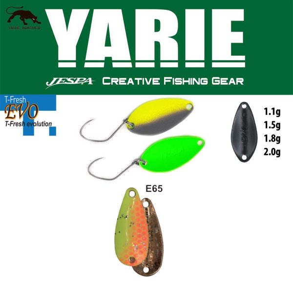Yarie 710T T-Fresh Evo 1,5gr E65 Second Lemon Löffelblinker