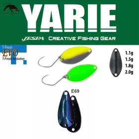 Yarie 710T T-Fresh Evo 1,5gr E69 Fire Blue Löffelblinker