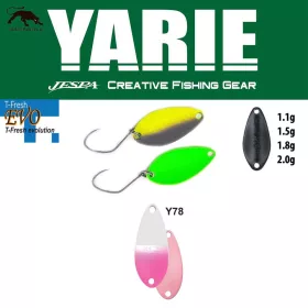 Yarie 710T T-Fresh Evo 1,5gr Y78 Shiropino Löffelblinker