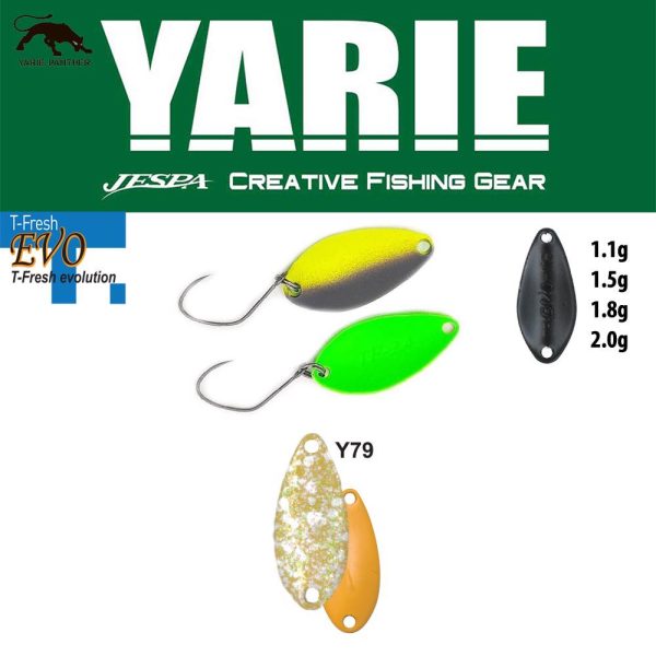 Yarie 710T T-Fresh Evo 1,5gr Y79 Zarame Löffelblinker