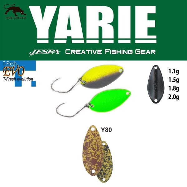 Yarie 710T T-Fresh Evo 1,5gr Y80 Karasi Spice Löffelblinker