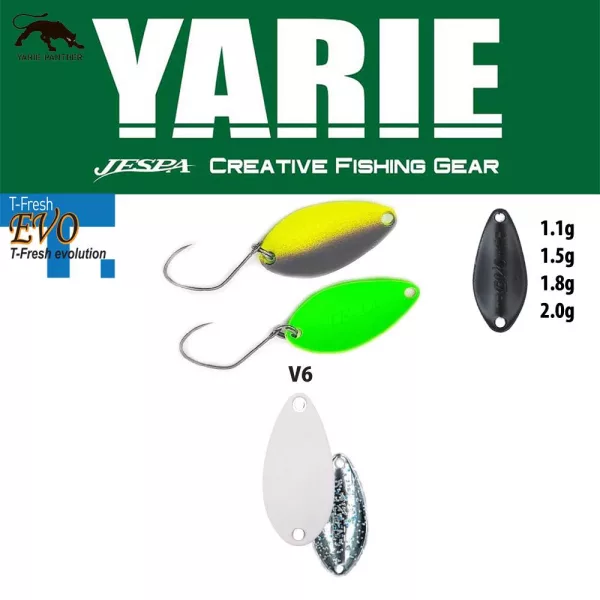 Yarie 710T T-Fresh Evo 1,8gr V6 Uzagin Löffelblinker