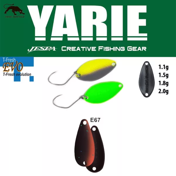 Yarie 710T T-Fresh Evo 2,0gr E67 Winner Brown Löffelblinker