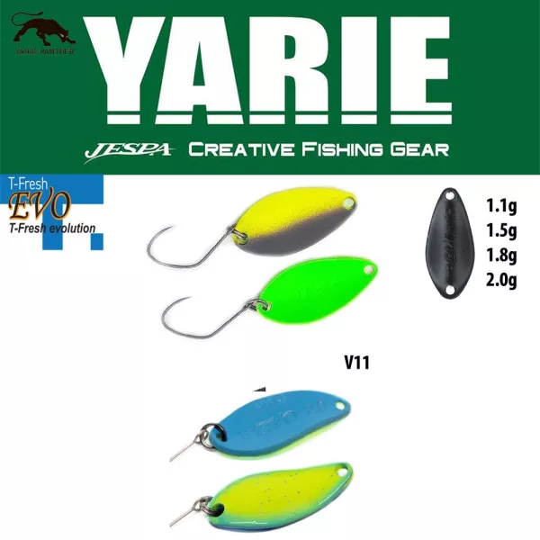 Yarie 710T T-Fresh Evo 2,0gr V11 Pool Lemon Löffelblinker