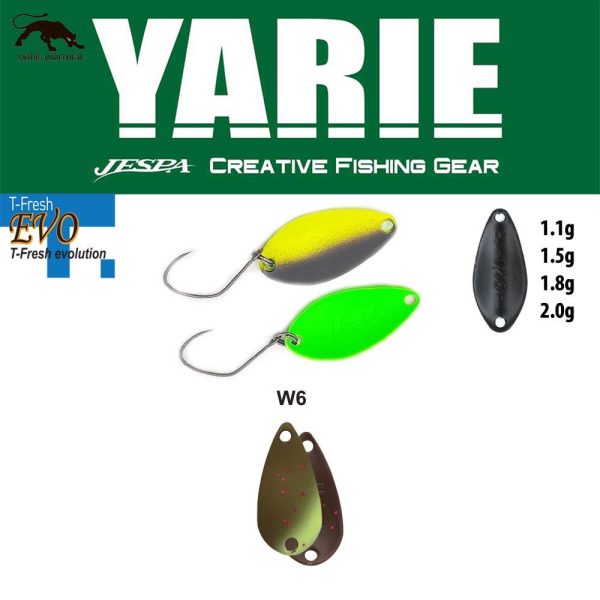 Yarie 710T T-Fresh Evo 2,0gr W6 Ehuesukai Löffelblinker