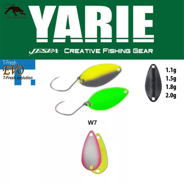 Yarie 710T T-Fresh Evo 2,0gr W7 WPN-N Löffelblinker